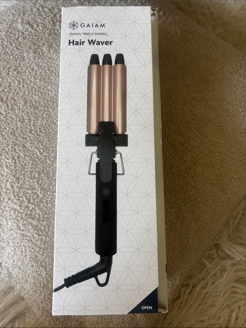 Gaiam travel triple barrel hair weaver
